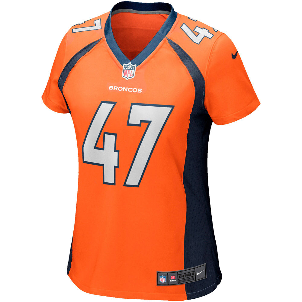 Women's Denver Broncos Josey Jewell Game Jersey Orange