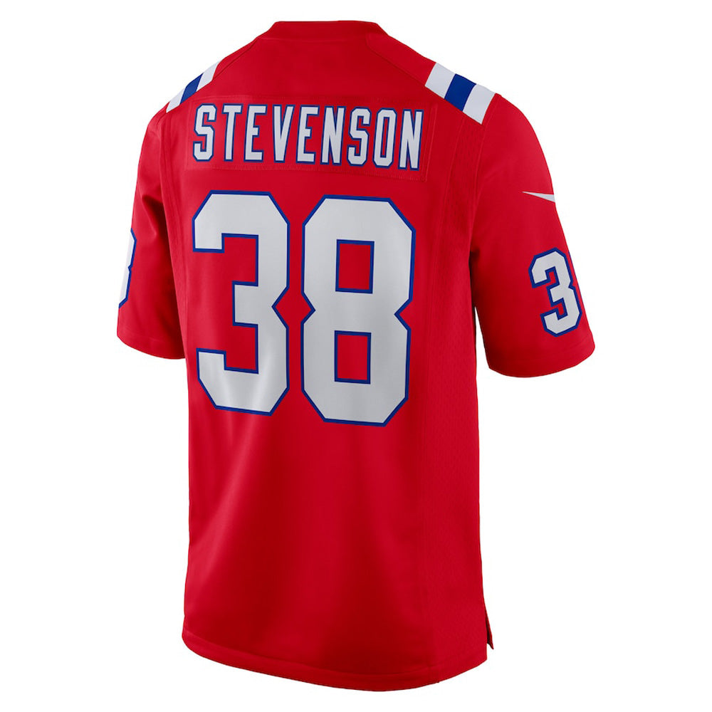 Men's New England Patriots Rhamondre Stevenson Game Jersey - Red