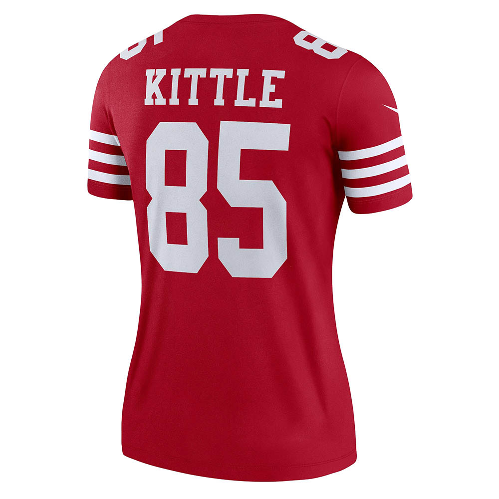 Women's San Francisco 49ers George Kittle Legend Jersey Scarlet